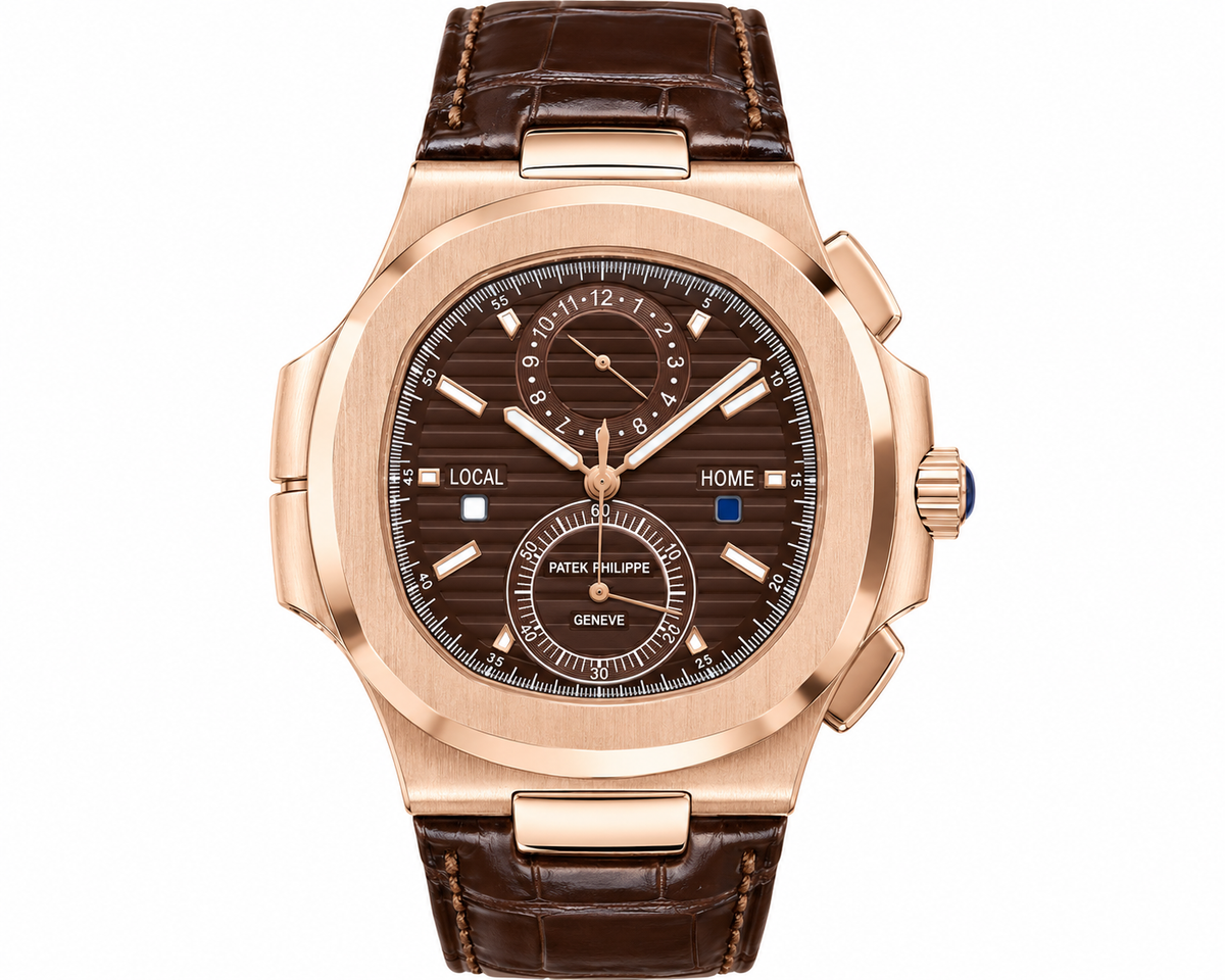 PP Nautilus – Rose Gold & Chocolate Brown Dial