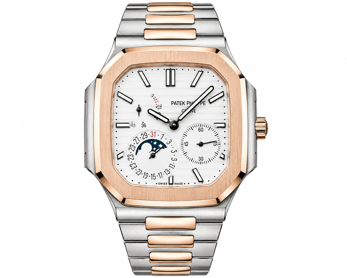 PP Nautilus – Two-Tone Rose Gold & White Dial