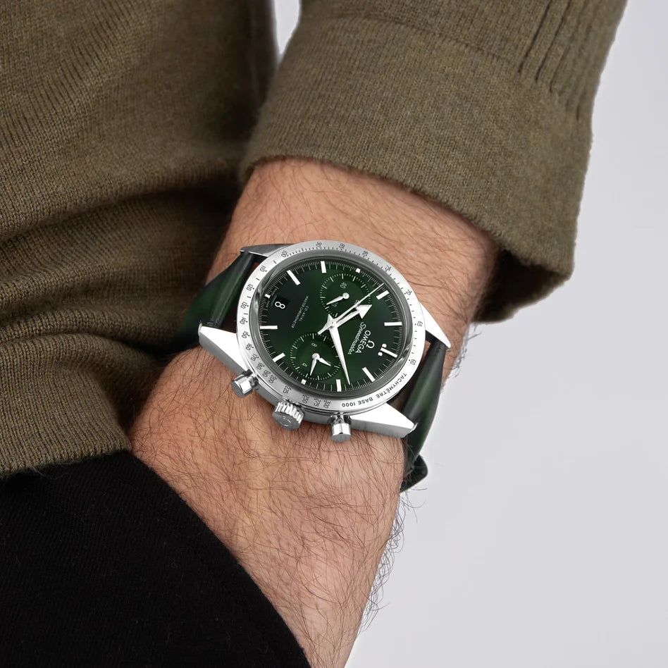Speedmaster ’57 – Green Dial & Leather