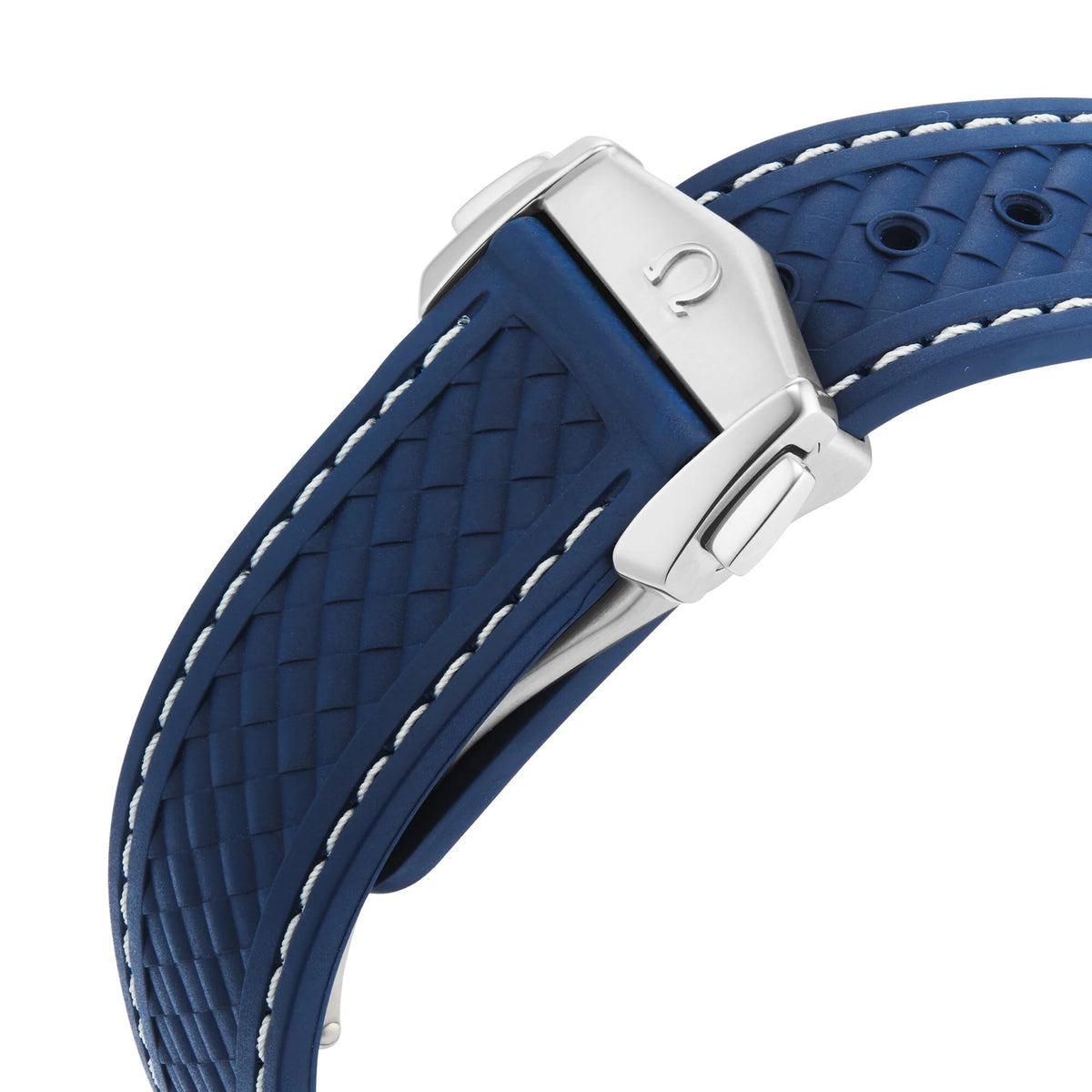 Seamaster Aqua Terra 150M – Silver Dial & Blue Rubber Strap
