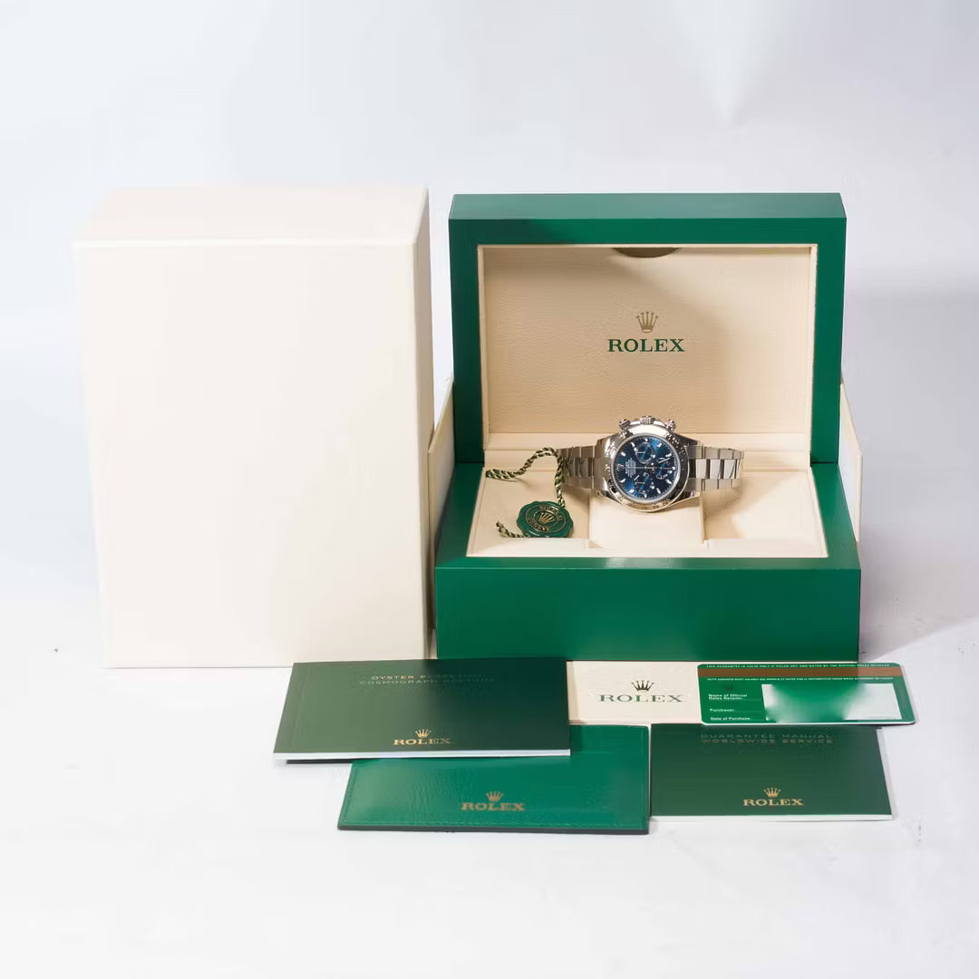 Cosmograph Daytona – Blue Dial & Silver Finish