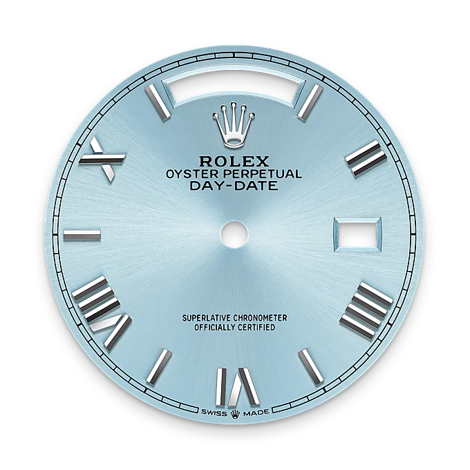 Day-Date – Ice Blue Dial & Fluted Bezel