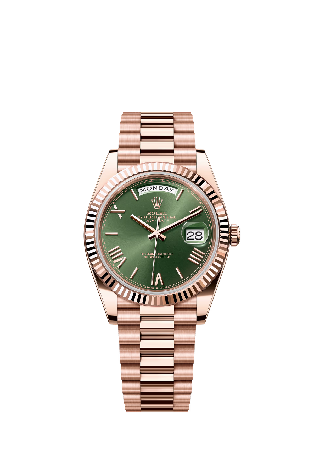 Day-Date – Everose Gold & Green Dial
