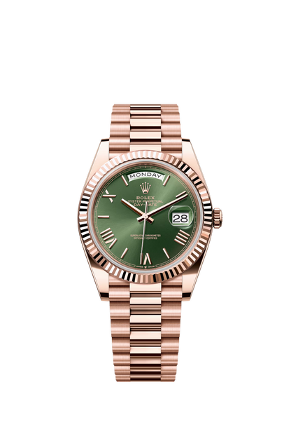 Day-Date – Everose Gold & Green Dial