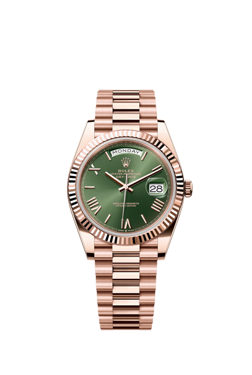 Day-Date – Everose Gold & Green Dial