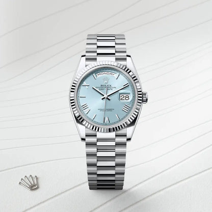Day-Date – Ice Blue Dial & Fluted Bezel