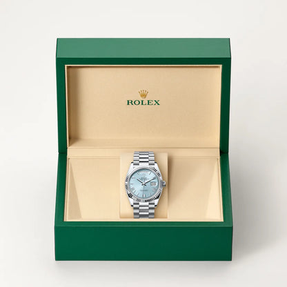 Day-Date – Ice Blue Dial & Fluted Bezel