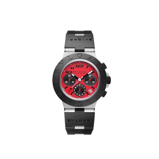 Aluminium – Red Dial Chronograph