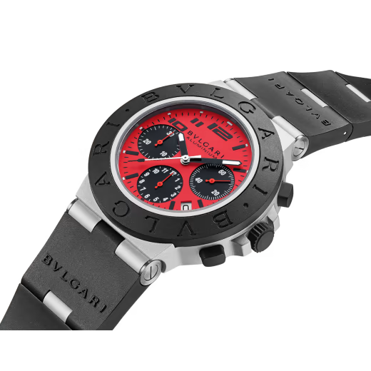 Aluminium – Red Dial Chronograph