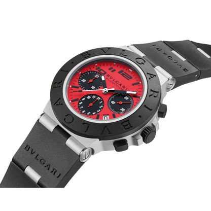 Aluminium – Red Dial Chronograph