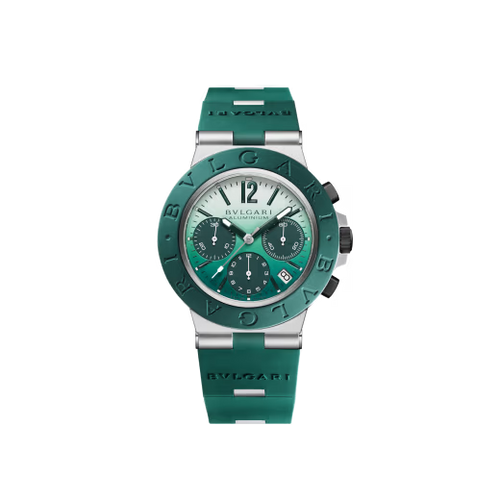 Aluminium Smeraldo – Green Chronograph