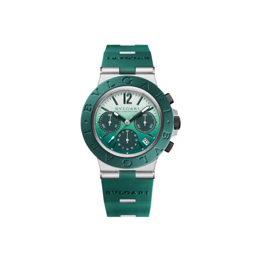 Aluminium Smeraldo – Green Chronograph