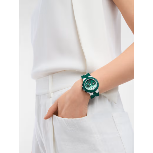 Aluminium Smeraldo – Green Chronograph