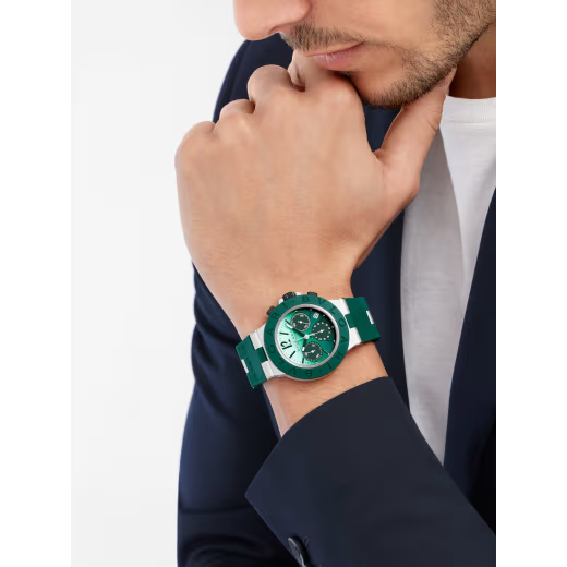 Aluminium Smeraldo – Green Chronograph
