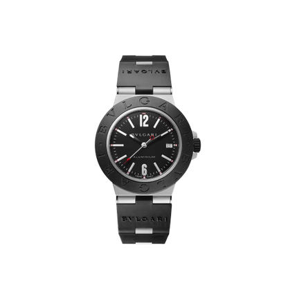 Aluminium Watch – Black Dial & Black Rubber