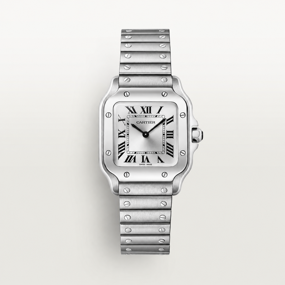 Santos – Silver Dial & Steel