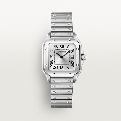 Santos – Silver Dial & Steel
