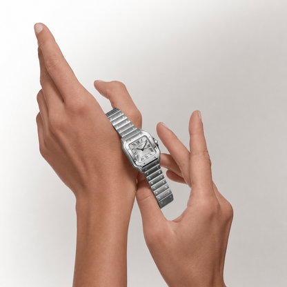 Santos – Silver Dial & Steel