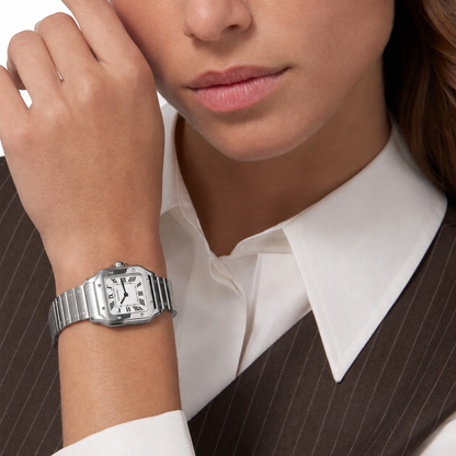Santos – Silver Dial & Steel
