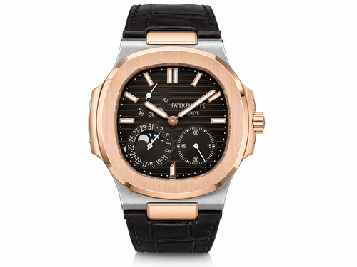 PP Nautilus – Rose Gold & Brown Moonphase Chronograph