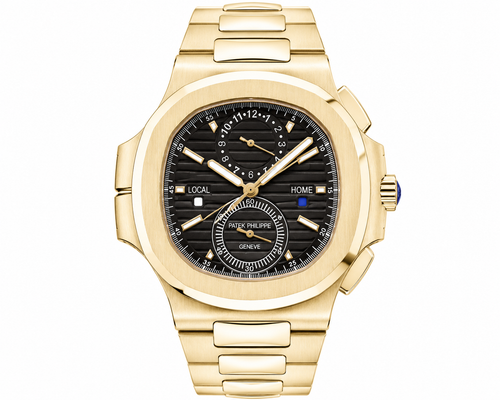 PP Nautilus – Yellow Gold & Black Dial Chronograph