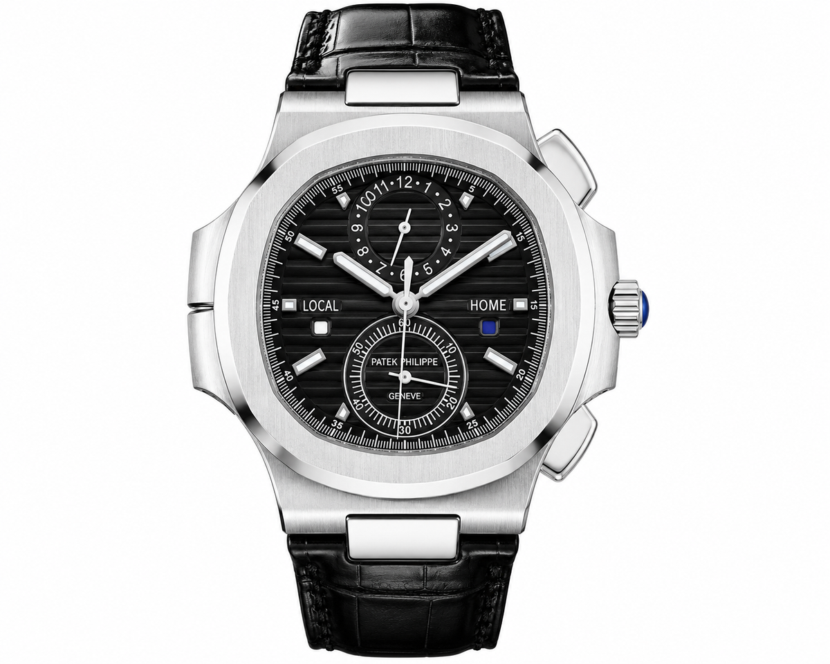 PP Nautilus – Silver & Black Dial