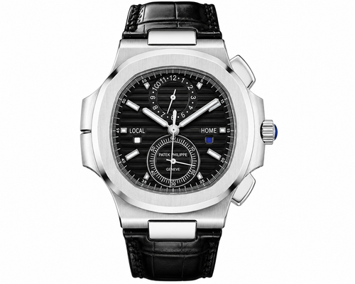 PP Nautilus – Silver & Black Dial
