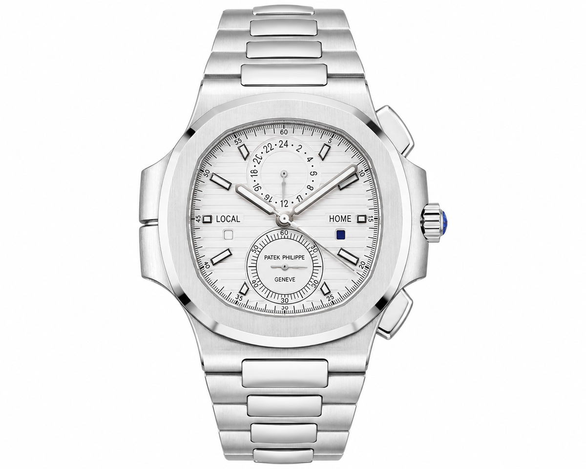 PP Nautilus – Full Silver & White Dial