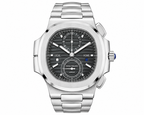 PP Nautilus – Full Silver & Black Dial