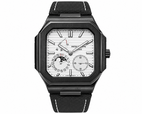 PP Nautilus – Black Case & White Dial