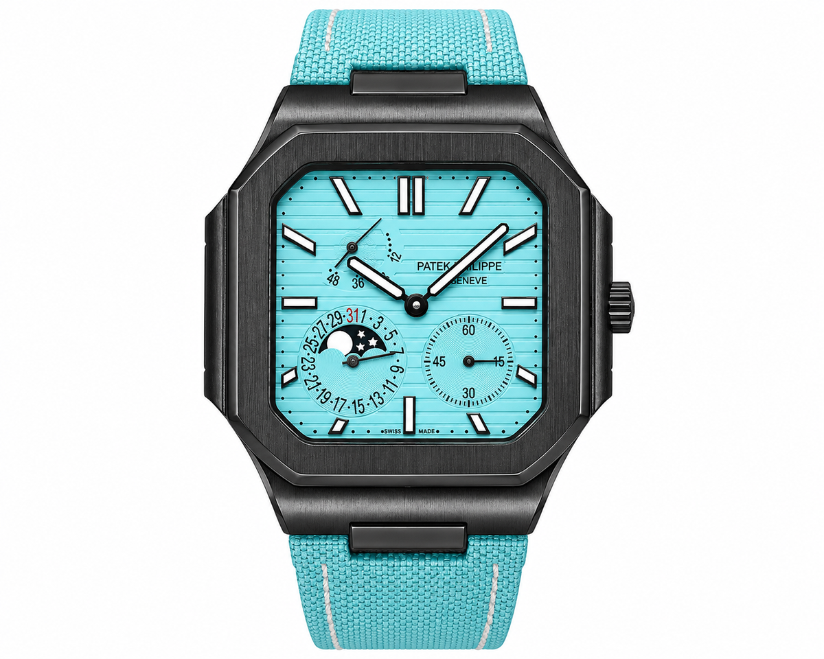 PP Nautilus – Black Case & Tiffany Blue Dial