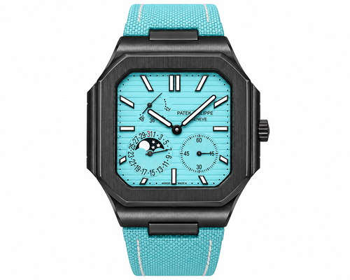 PP Nautilus – Black Case & Tiffany Blue Dial