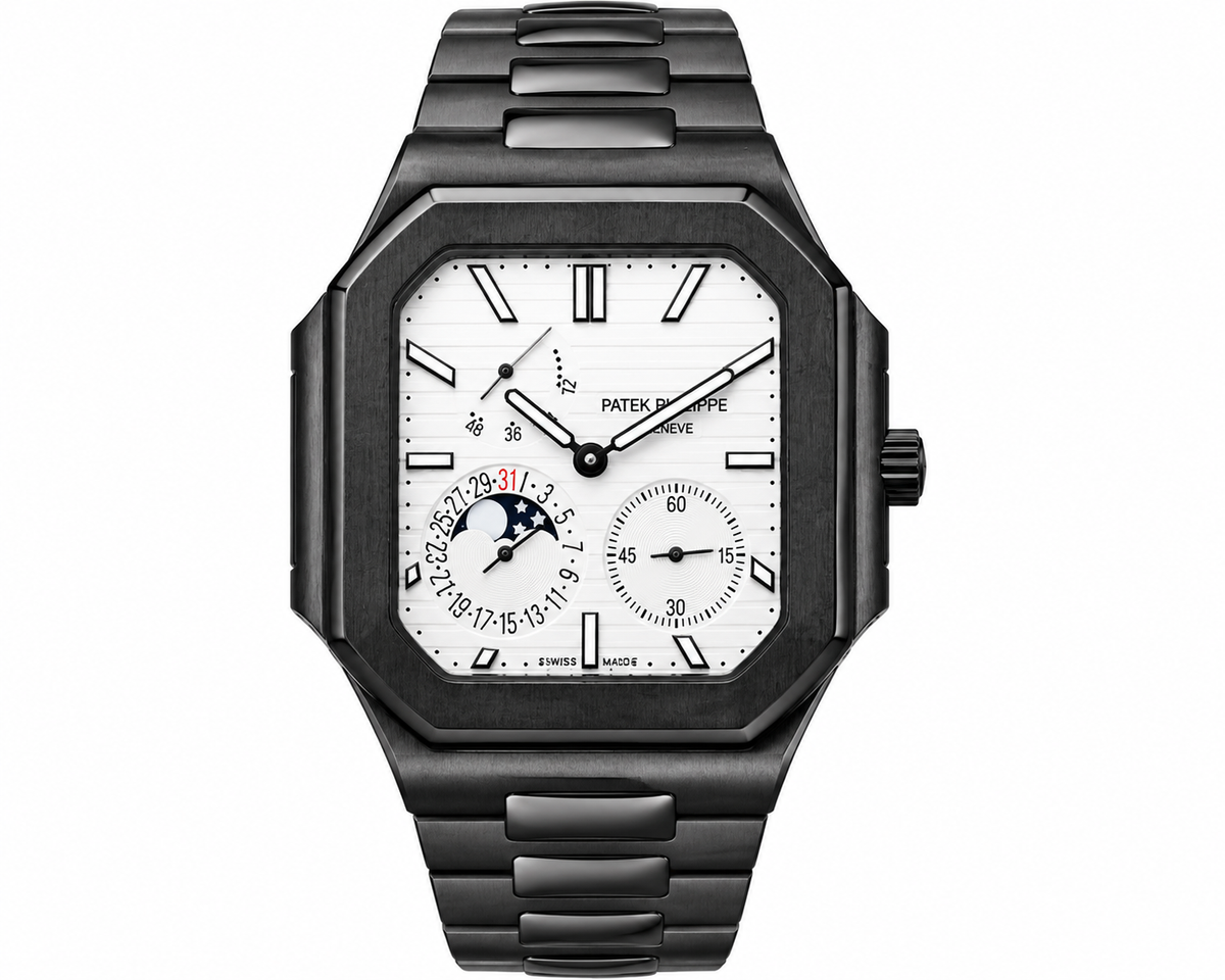 PP Nautilus – Full Black & White Dial