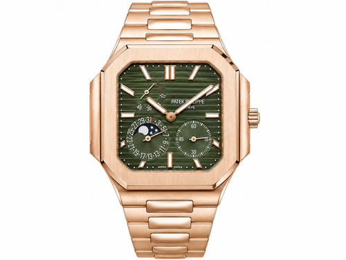 PP Nautilus – Rose Gold & Olive Green Dial