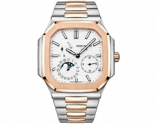 PP Nautilus – Two-Tone Rose Gold & White Dial