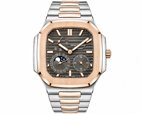 PP Nautilus – Two-Tone Rose Gold & Charcoal Dial