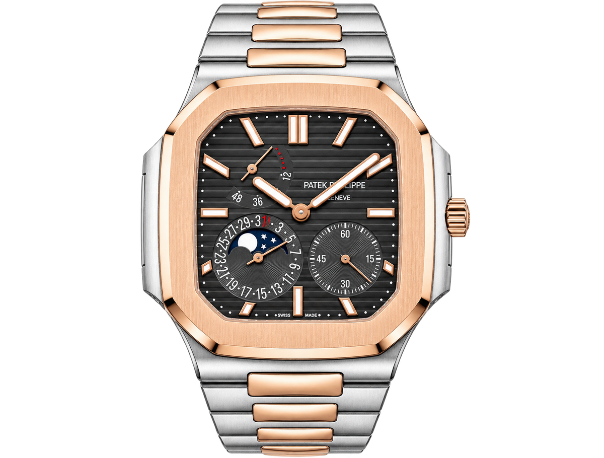 PP Nautilus – Two-Tone Rose Gold & Black Dial
