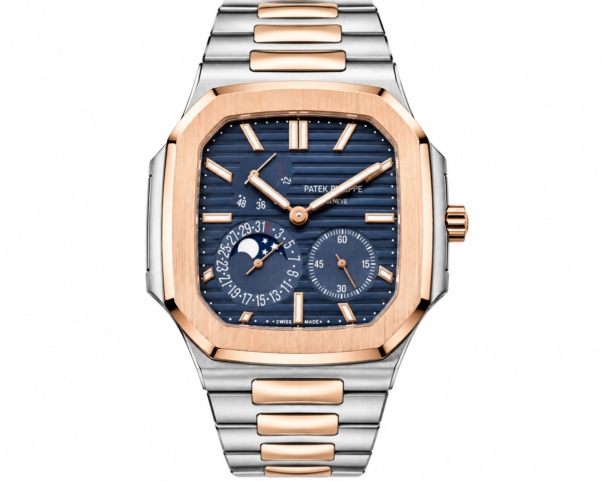 PP Nautilus – Two-Tone Rose Gold & Blue Dial