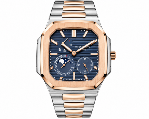 PP Nautilus – Two-Tone Rose Gold & Blue Dial