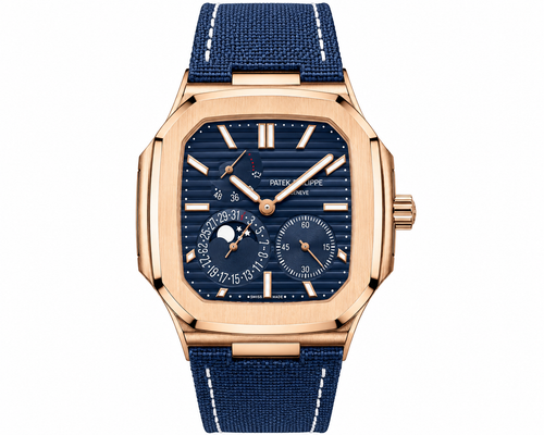 PP Nautilus – Rose Gold & Navy Blue Dial