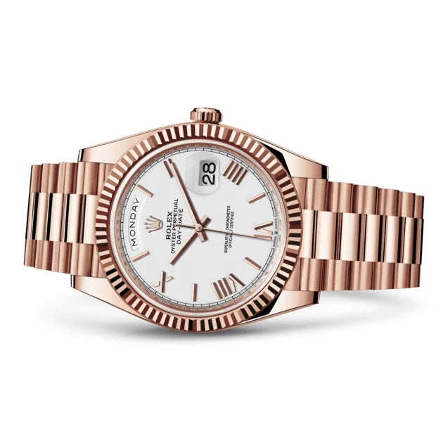 Day-Date – Everose Gold & White Dial