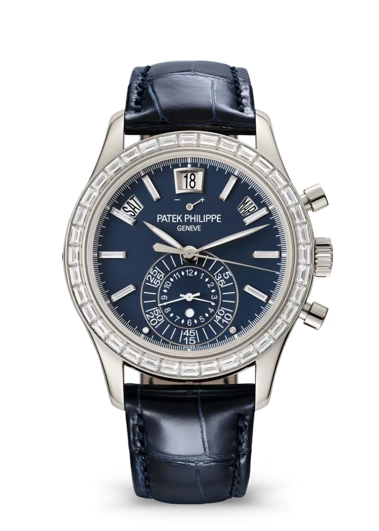 PP 5960 Annual Calendar Chronograph 40mm – Blue & Silver