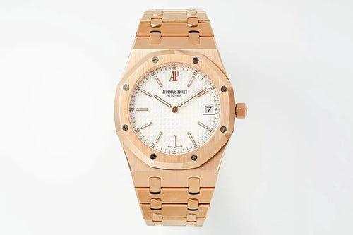 AP Royal Oak Selfwinding – White Dial & Rose Gold