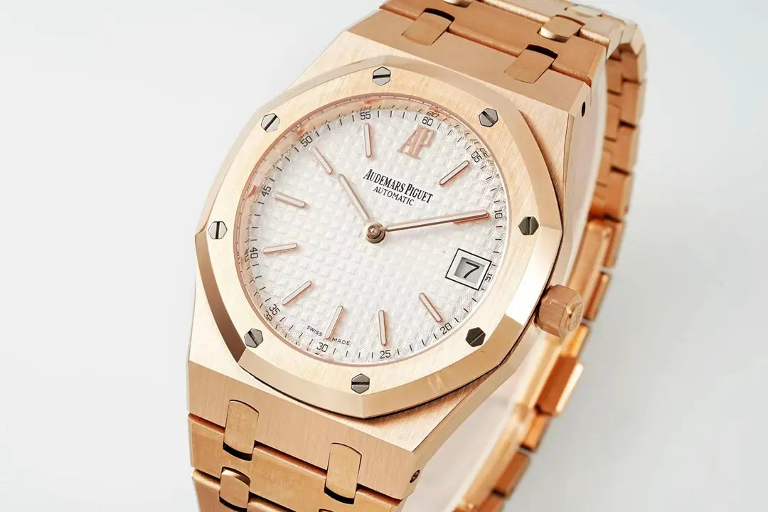 AP Royal Oak Selfwinding – White Dial & Rose Gold