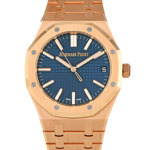 AP Royal Oak Selfwinding – Blue Dial & Rose Gold