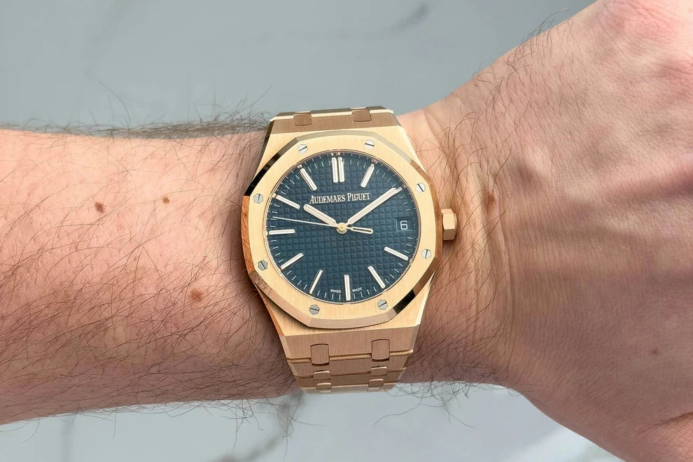 AP Royal Oak Selfwinding – Blue Dial & Rose Gold