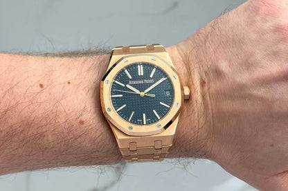 AP Royal Oak Selfwinding – Blue Dial & Rose Gold