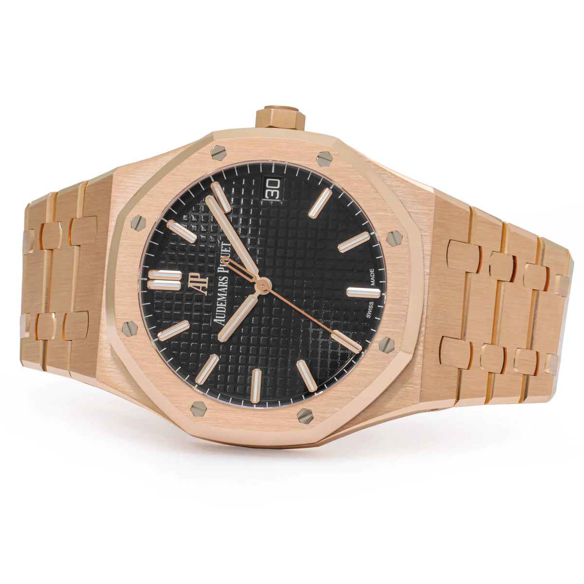 AP Royal Oak Selfwinding – Black Dial & Rose Gold