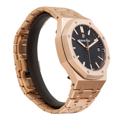 AP Royal Oak Selfwinding – Black Dial & Rose Gold