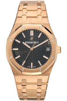 AP Royal Oak Selfwinding – Black Dial & Rose Gold